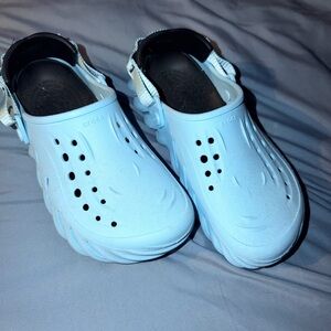 CROCS - Light Blue and Black